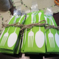 Picnic Napkin Cutlery Wrap